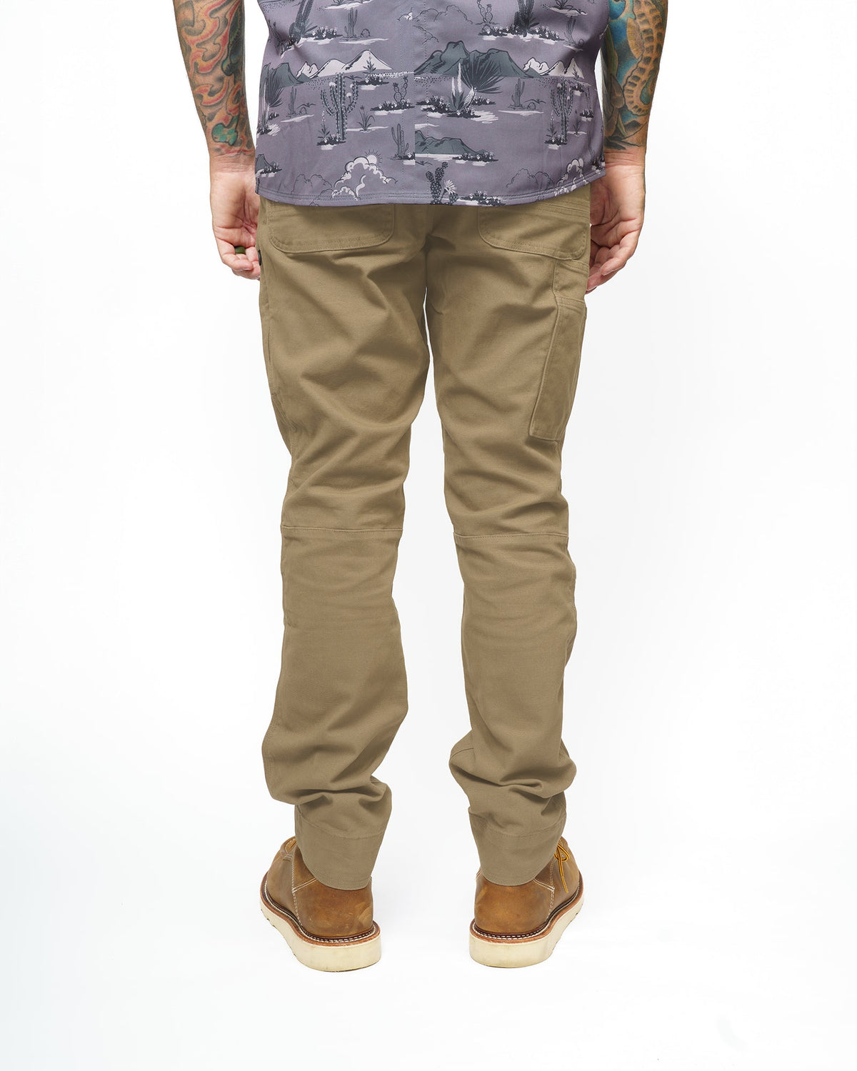 Off The Grid Surplus Men's Stretch Canvas Taper Fit Tactical Pants — Coyote